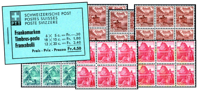 1948, Landschaften-Farbänderung, blau