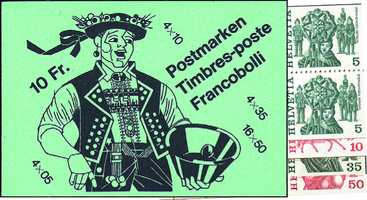 1985, Volksbräuche, blaugrün