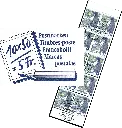 1988, Postbeförderung, violett-weiss