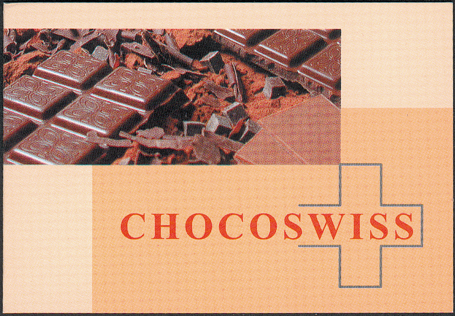 2001, 100 Jahre Choco Suisse, hell, Ersttagstempel