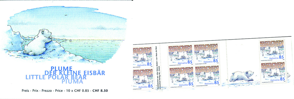 2008, 85 Rp. Lars - Der kleine Eisbär, &quot;Schmitzdruck - doppelter Lars&quot;