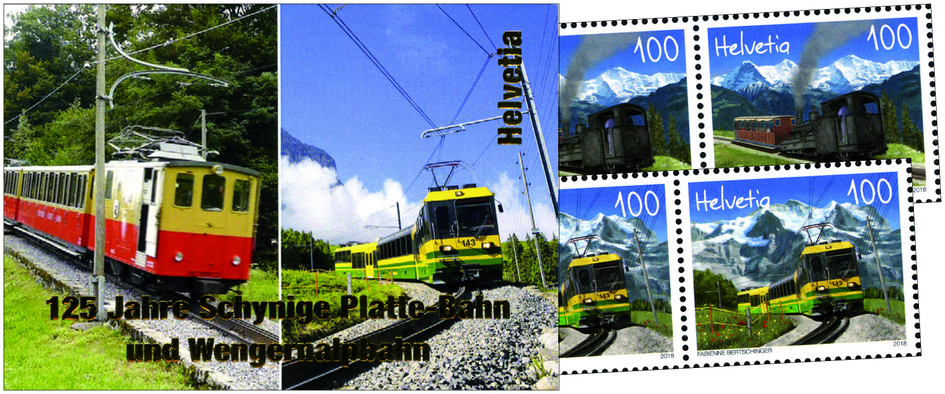 2018, 125 Jahre Schynige Platte-Bahn und Wengernalpbahn