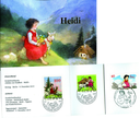 2019, Kinderbuch "Heidi", Combo-Markenheft