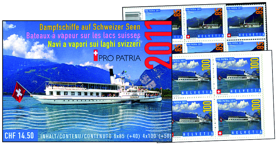 2011, Dampfschiffe auf Schweizer Seen