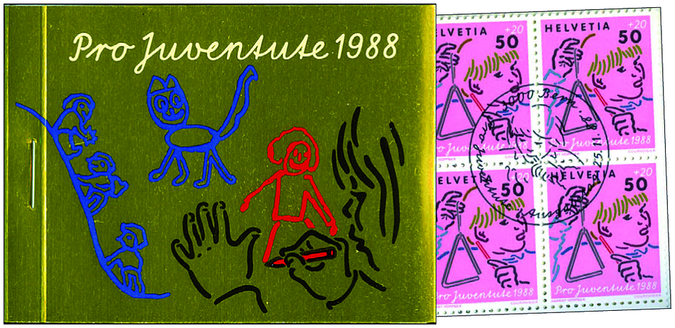 1988, Zeichnen-gold