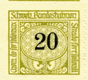 1915, Dünne schwarze Wertziffern