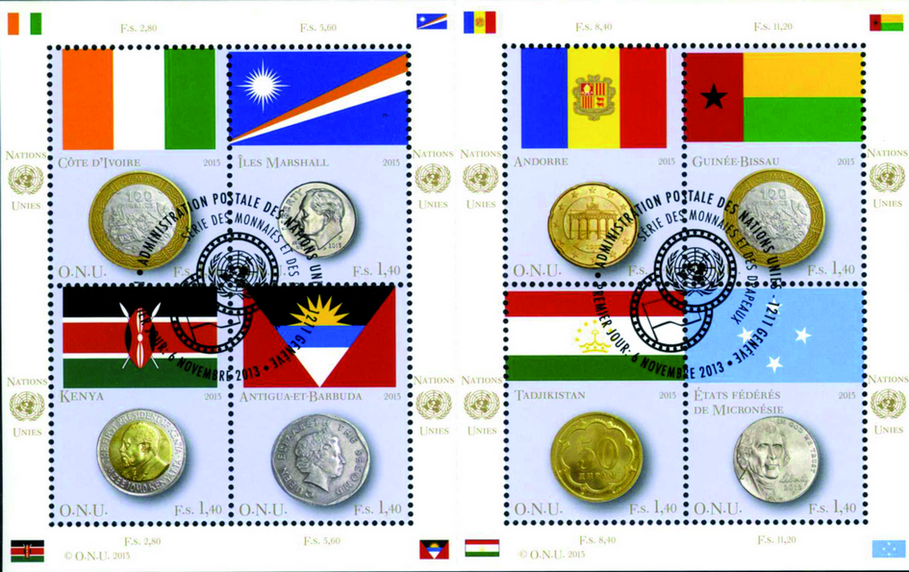 2013, Münzen und Flaggen VII