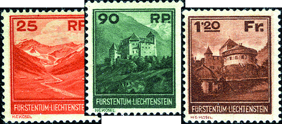 1933, Landschaftsbilder in kleinem Format