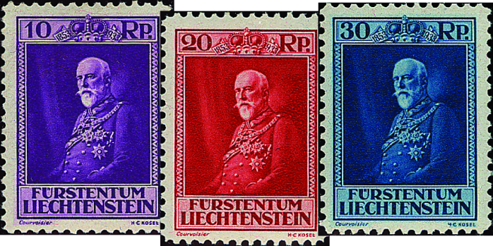 1933, 80. Geburtstag des Fürsten Franz I.