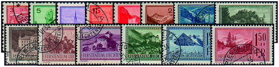 1934-1936, Wappen und Landschatsbilder