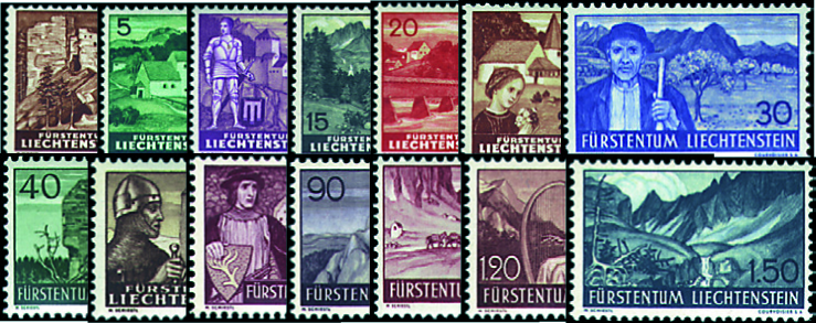 1937-1938, Landschaftsbilder, Schlösser und Burgen