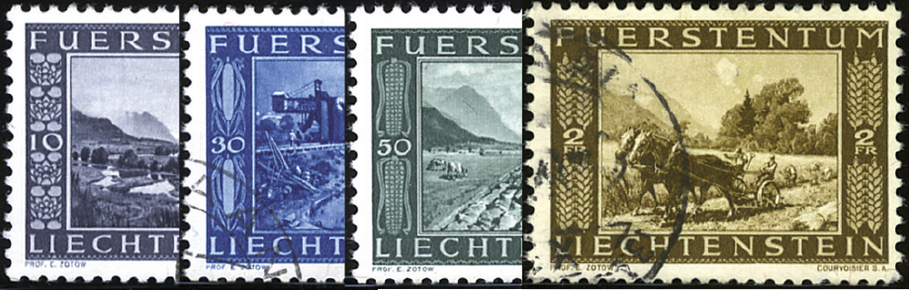 1943, Gedenkmarken zur Beendigung des Kanalbaues