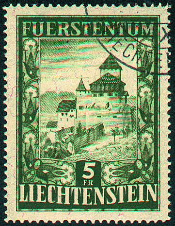 5 Fr. grün-bräunlich