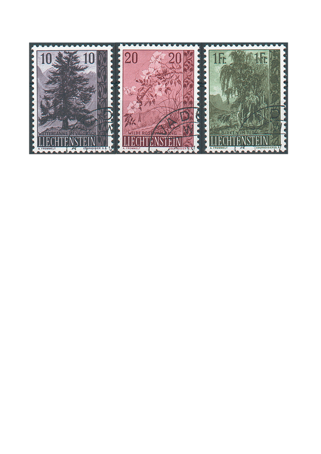 1957, Heimatliche Bäume und Sträucher I