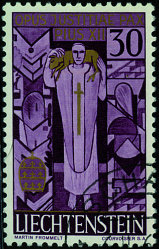 30 Rp. Priester mit Lamm