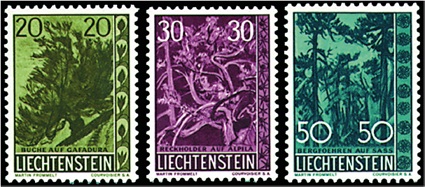 1960, Heimatliche Bäume und Sträucher IV