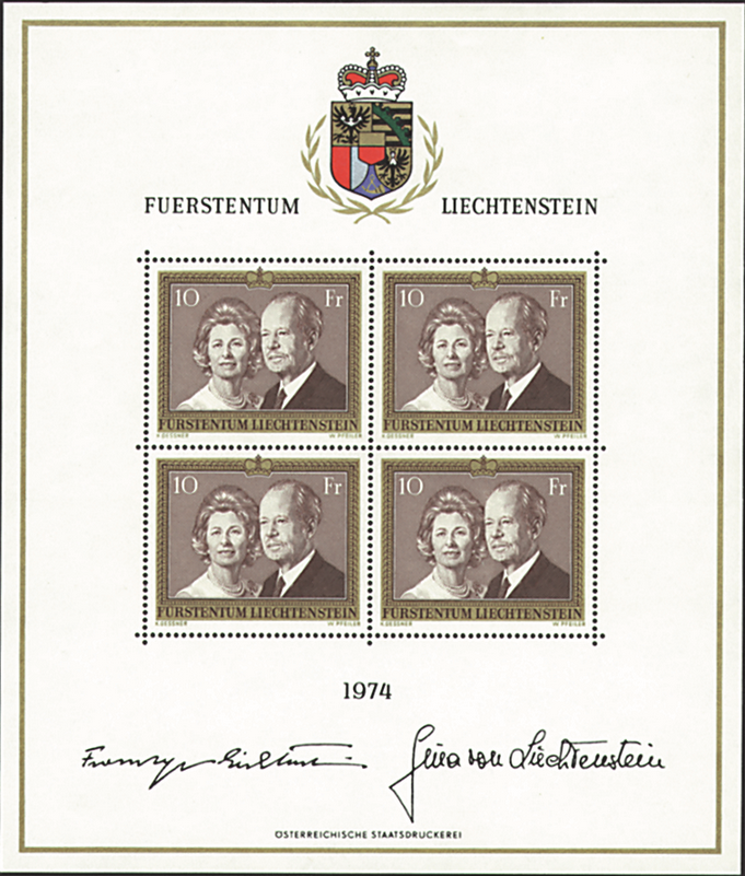 10 Fr. Fürstenpaar