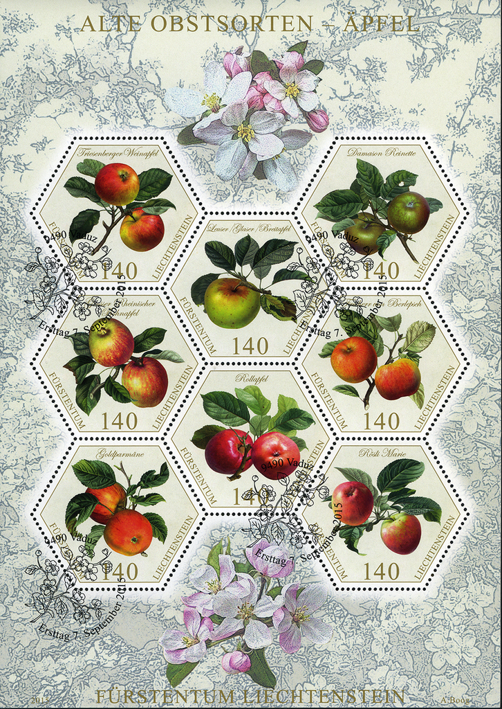 2015, Alte Obstsorten: Äpfel