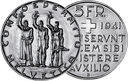 1941, 5 Fr. Silber-Gedenkmünze "Bundesfeier"