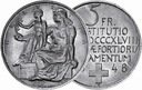 1948, 5 Fr. Silber-Gedenkmünze "100 Jahre Bundesverfassung"