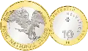 2008, 10 Fr. Gedenkmünzen "Steinadler"