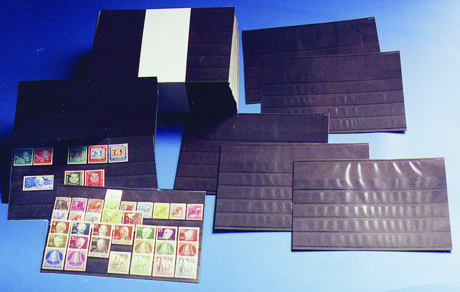500 Steckkarten A5 mit 5 Streifen, Originalkarton