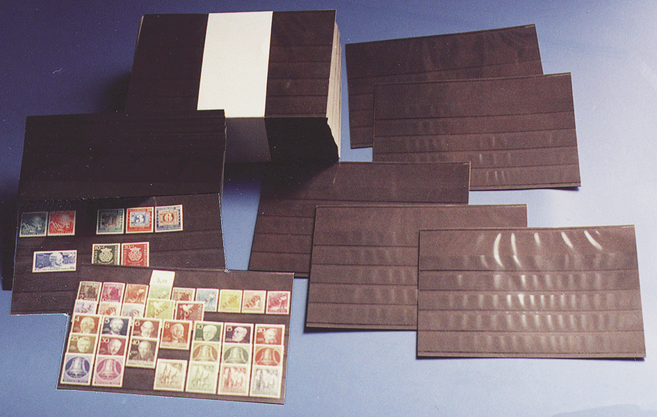 100 Steckkarten A5 mit 5 Streifen