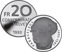 1993, 20 Fr. Gedenkmünze "Paracelsus"