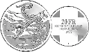 1995, 20 Fr. Gedenkmünze "Schlangenkönigin"