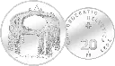 2021, 20 Fr. Gedenkmünze "Illusion-Viadukt"