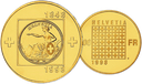 100 CHF "150 Jahre Schweiz. Bundesstaat"