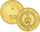 2008, 50 Fr. Gedenkmünze "Jahr des Planeten Erde"