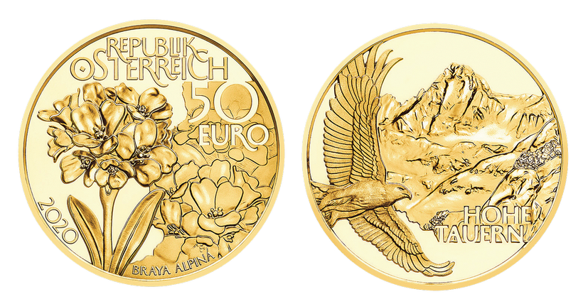 2020, 50 Euro &quot;Hohe Tauern&quot;, Österreich