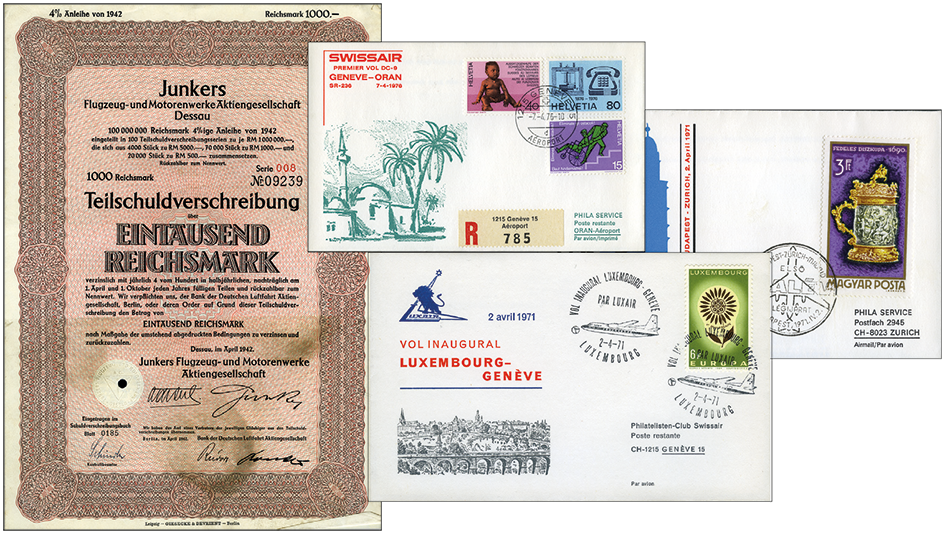 Spezialkollektion "Schweizer Luftpost"