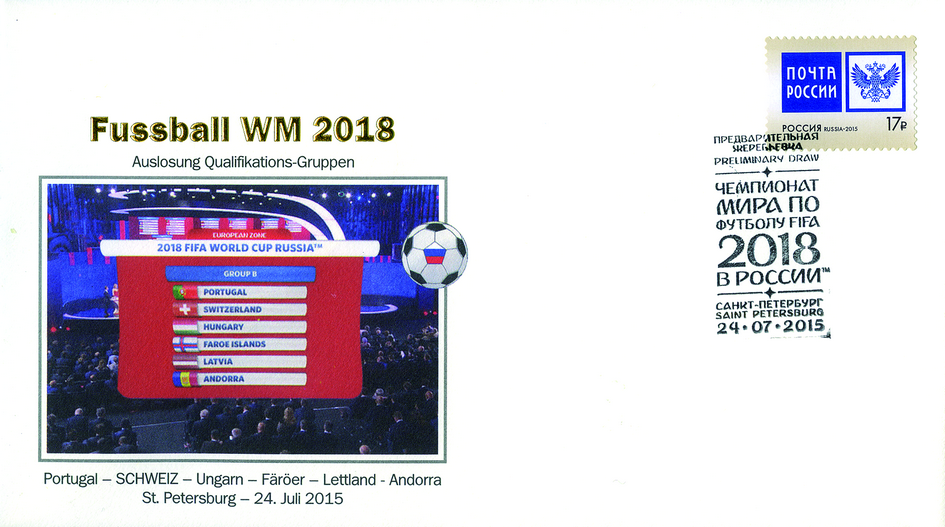 WM2018 - Gruppen Auslosung