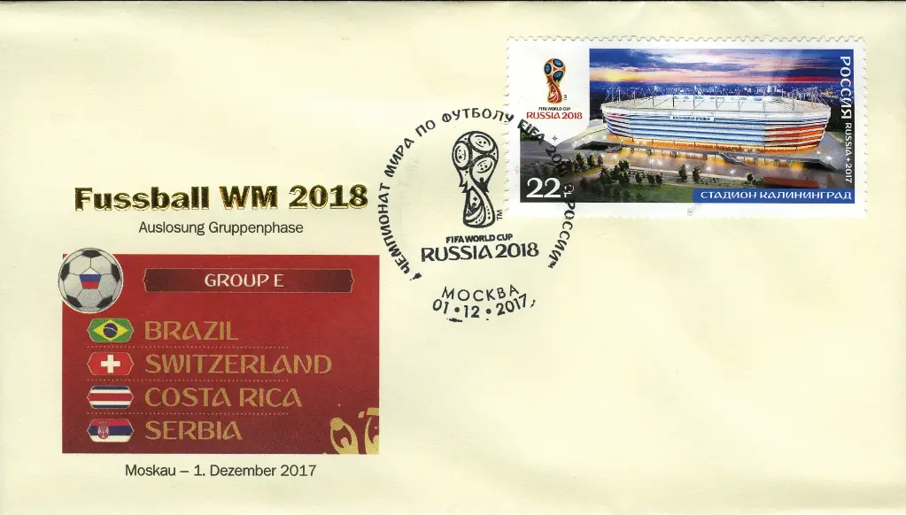 WM2018: Auslosung Gruppenphase, Russland