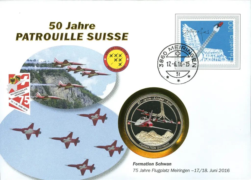 2016, Patrouille Suisse - "Schwan"