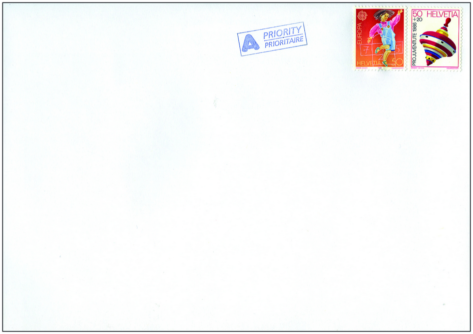 Frankatur à Fr. 1.00 inkl. Couverts C5 ohne Fenster, 500 Stk.