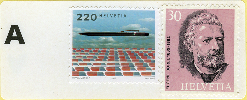 Frankatur à Fr. 2.50 (auf Etiketten)