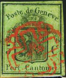 1848, Grosser Adler, dunkelgrün