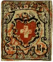 2 1-2 Rp. schwarz-rot, Type 32