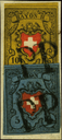 1850, Rayon I ohne KE und Rayon II mit KE, Type 7 und Type 6