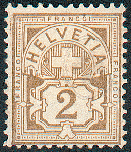 2 Rp. olivbraun