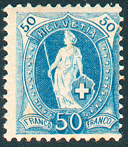 50 Rp. blau