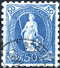 50 Rp. blau
