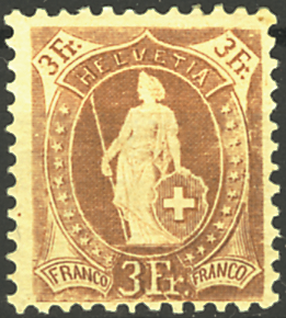 3 Fr. hellbraun