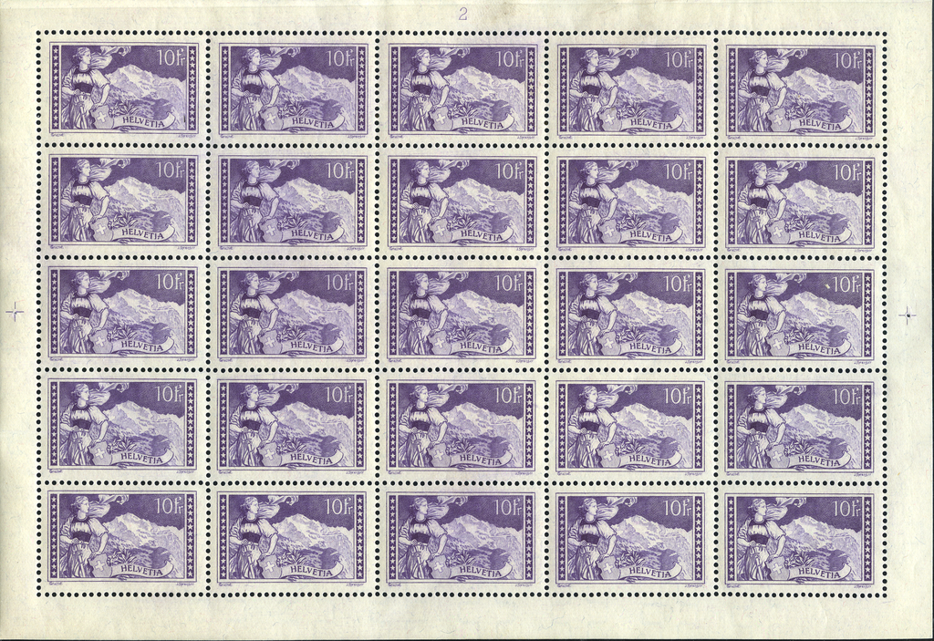 10 Fr. Jungfrau, dunkellila