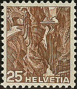 25 Rp. Viamalaschlucht