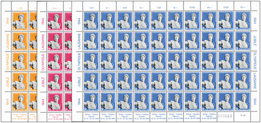 1944, 50 Jahre Internat. Olympisches Komitee