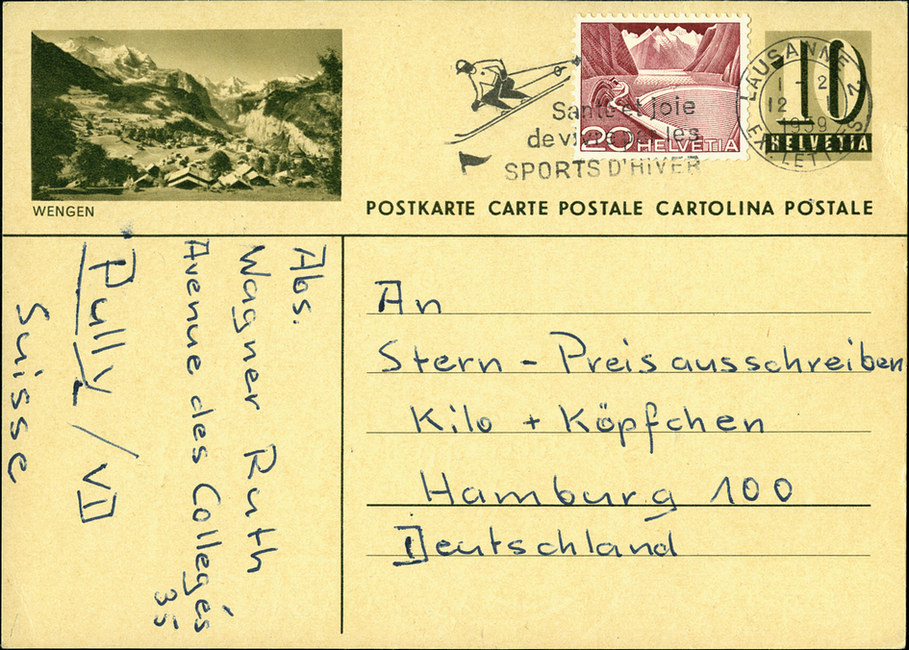 20 Rp. Stausee, seltene Kontrollnummer